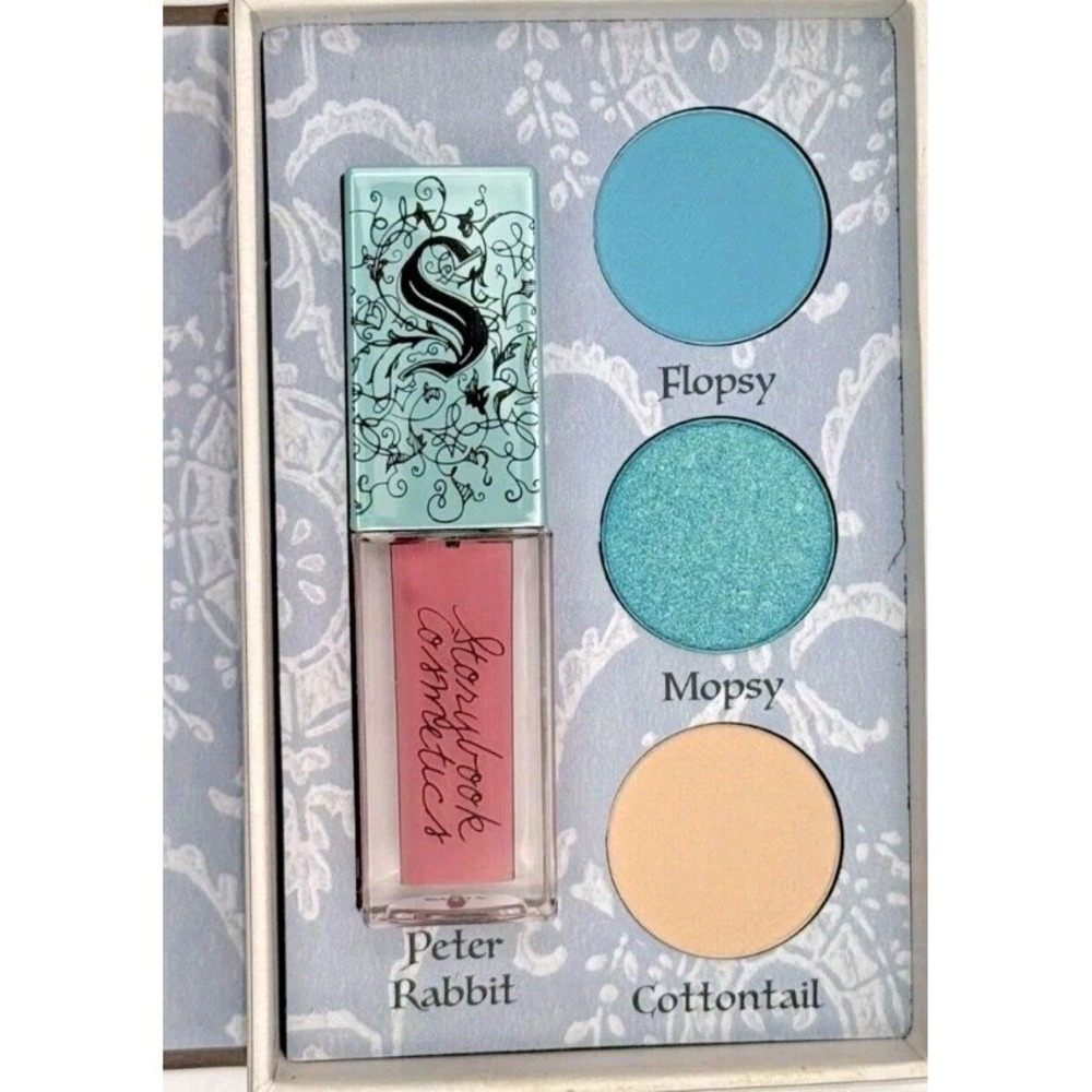 Storybook Cosmetics, The Tale of Peter Rabbit, 3 EyeShadows & LipGloss BEAUTIFUL